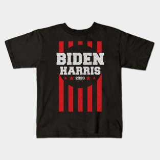 Red US flag stripes Biden & harris 2020 political gifts Kids T-Shirt